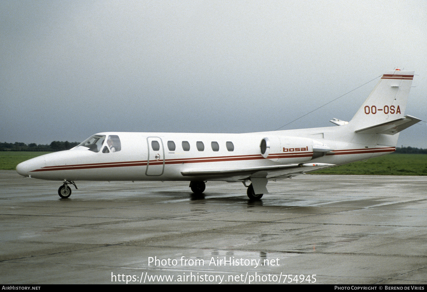 Aircraft Photo of OO-OSA | Cessna 550 Citation II | Bosal International | AirHistory.net #754945