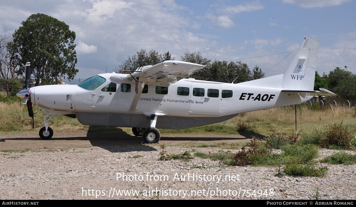 Aircraft Photo of ET-AOF | Cessna 208B Grand Caravan | United Nations World Food Programme - WFP | AirHistory.net #754948