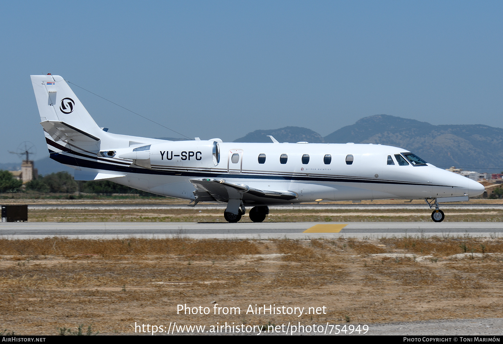 Aircraft Photo of YU-SPC | Cessna 560XL Citation XLS+ | Prince Aviation | AirHistory.net #754949