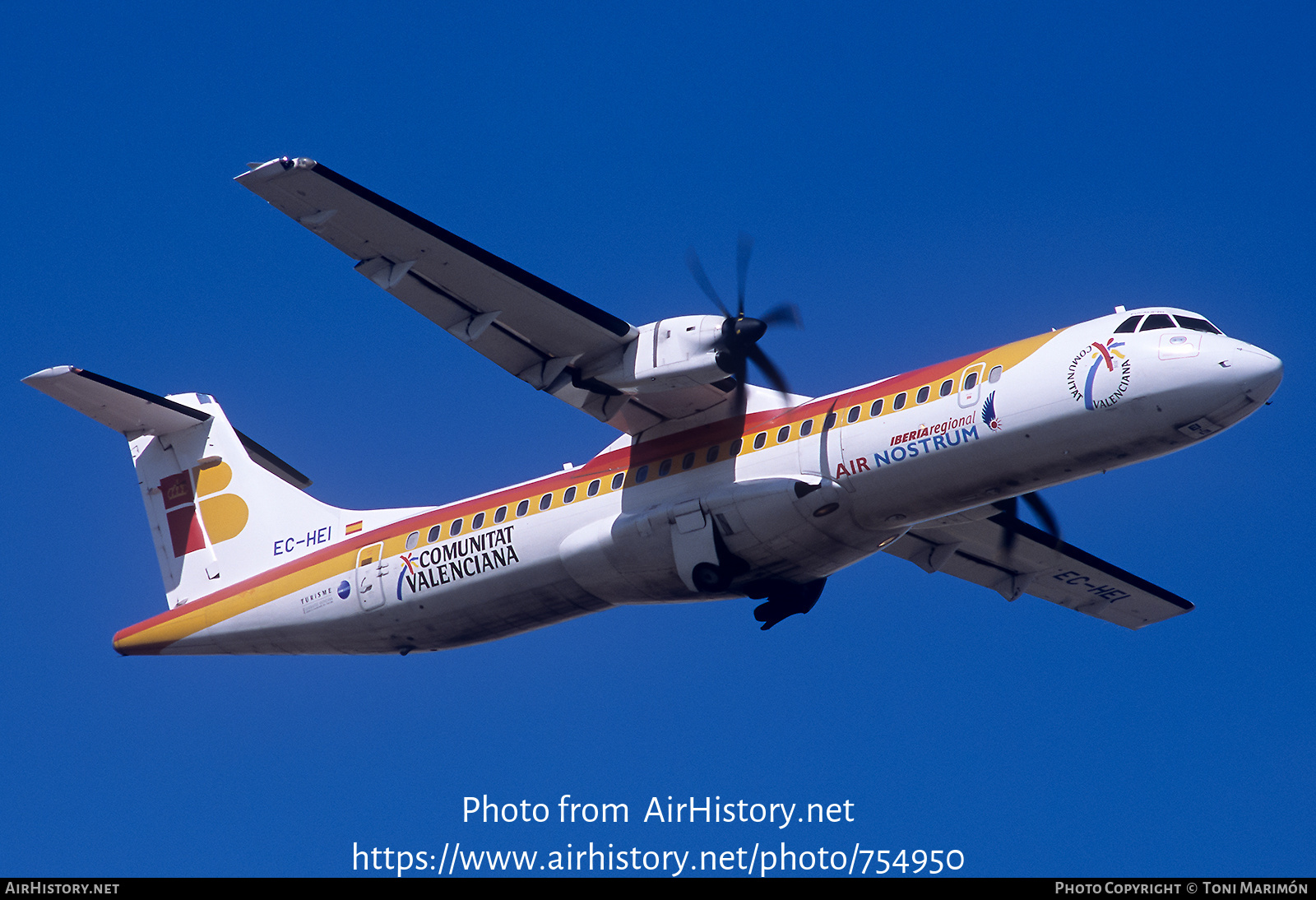 Aircraft Photo of EC-HEI | ATR ATR-72-500 (ATR-72-212A) | Iberia Regional | AirHistory.net #754950