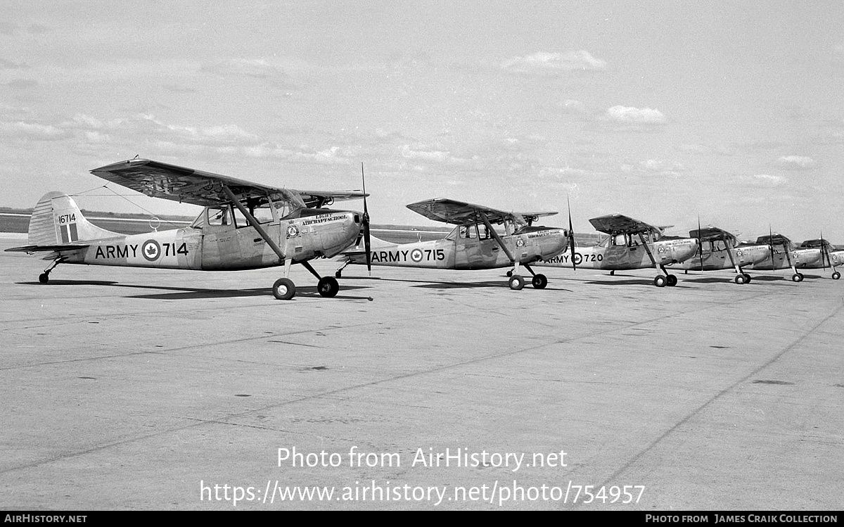 Aircraft Photo of 16714 | Cessna L-19A Bird Dog | Canada - Army | AirHistory.net #754957