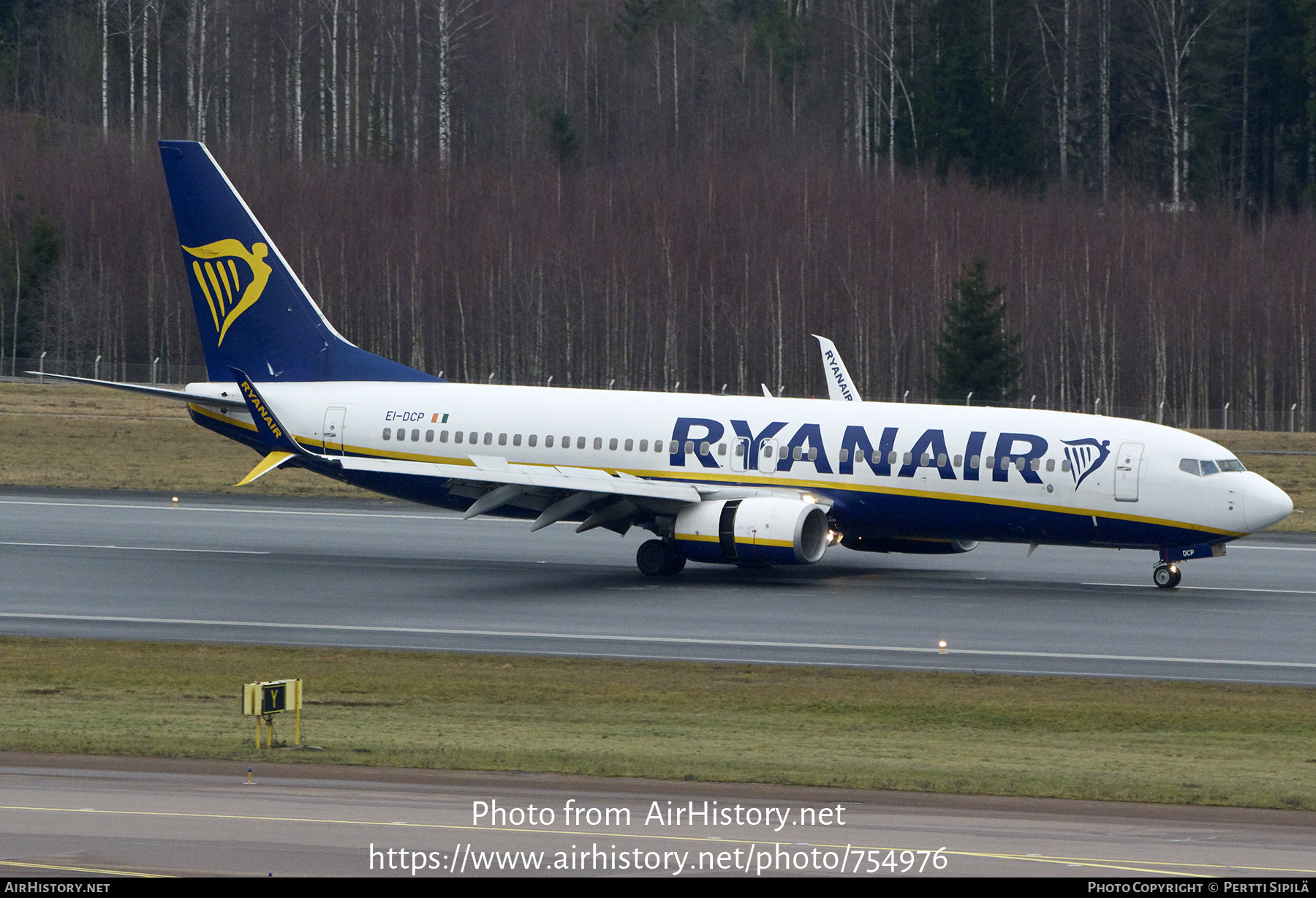 Aircraft Photo of EI-DCP | Boeing 737-8AS | Ryanair | AirHistory.net #754976