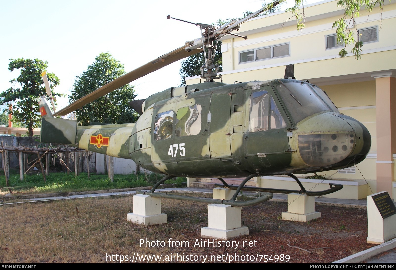 Aircraft Photo of 475 | Bell UH-1D Iroquois | Vietnam - Air Force | AirHistory.net #754989