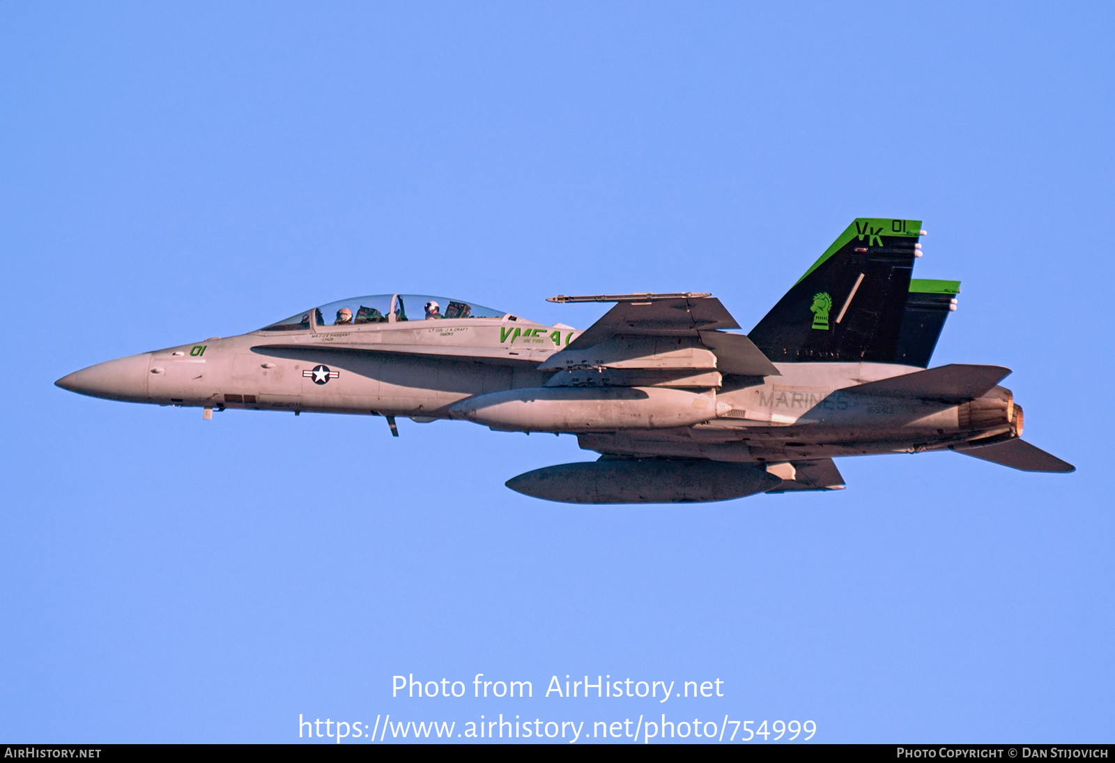 Aircraft Photo of 165413 | McDonnell Douglas F/A-18D Hornet | USA - Marines | AirHistory.net #754999