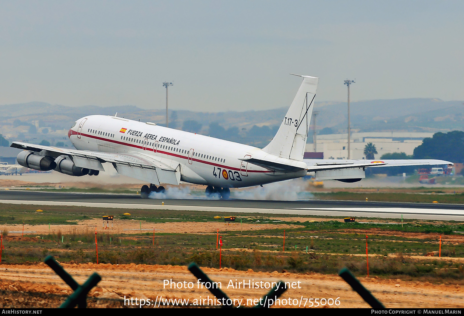 Aircraft Photo of T.17-3 | Boeing 707-386C | Spain - Air Force | AirHistory.net #755006