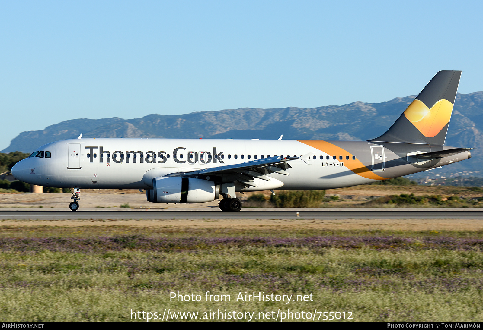 Aircraft Photo of LY-VEQ | Airbus A320-232 | Thomas Cook Airlines | AirHistory.net #755012