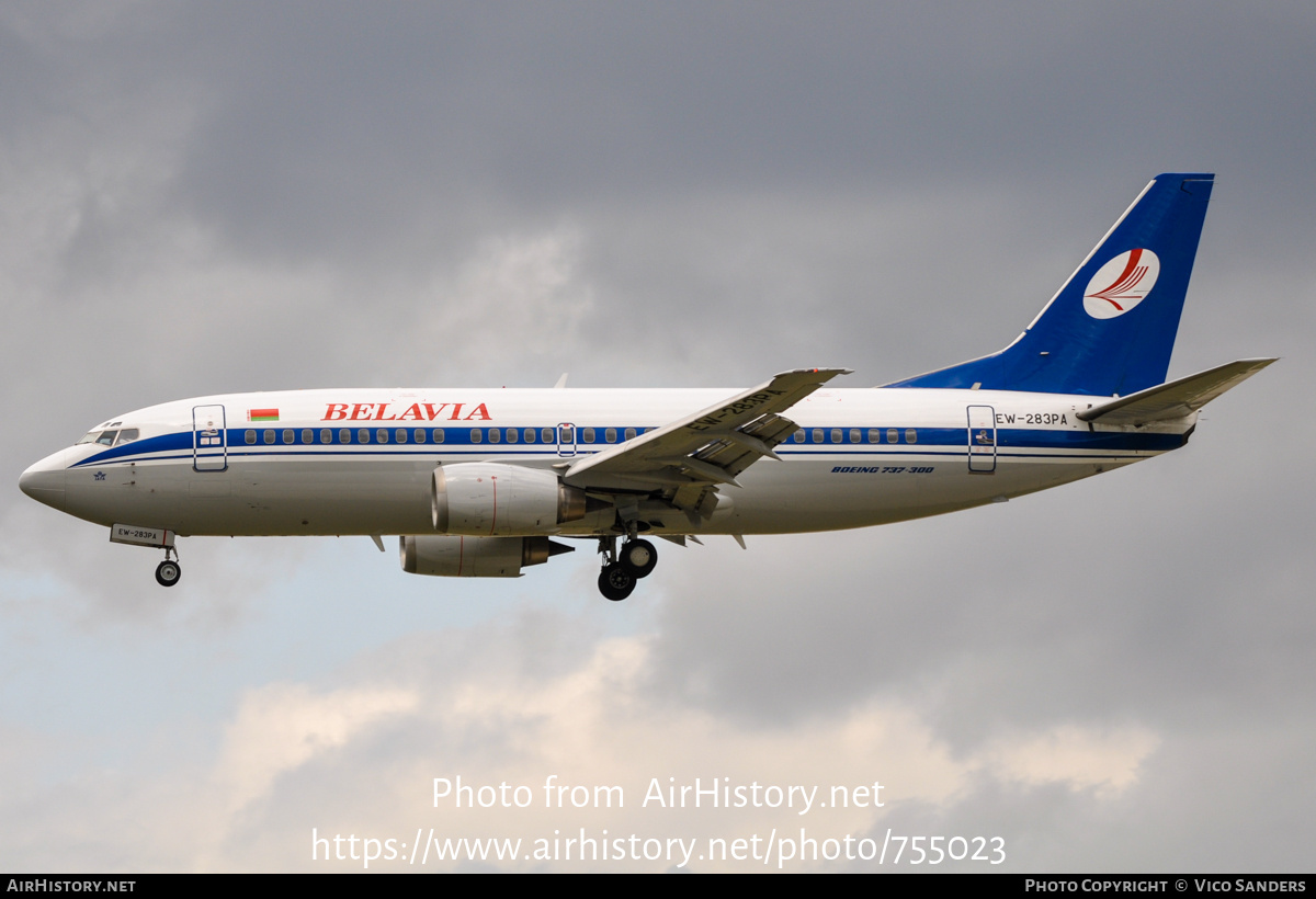 Aircraft Photo of EW-283PA | Boeing 737-3Q8 | Belavia | AirHistory.net #755023