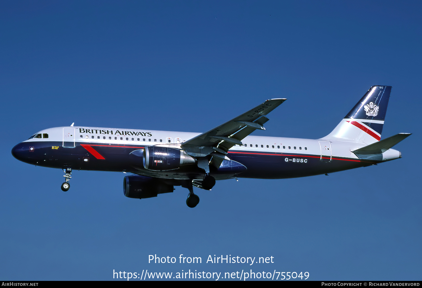 Aircraft Photo of G-BUSC | Airbus A320-111 | British Airways | AirHistory.net #755049