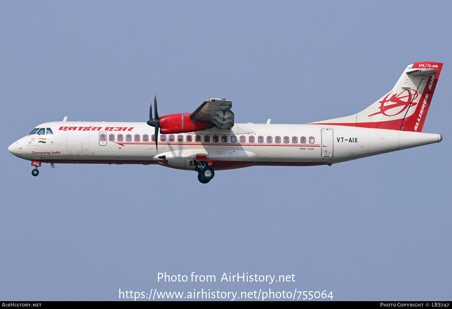 Aircraft Photo of VT-AIX | ATR ATR-72-600 (ATR-72-212A) | Alliance Air | AirHistory.net #755064