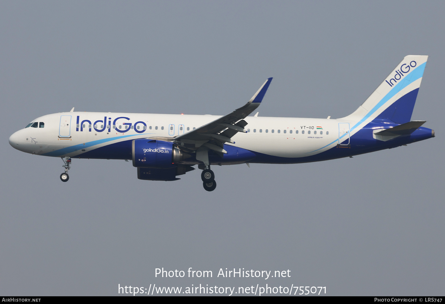 Aircraft Photo of VT-IIO | Airbus A320-251N | IndiGo | AirHistory.net #755071