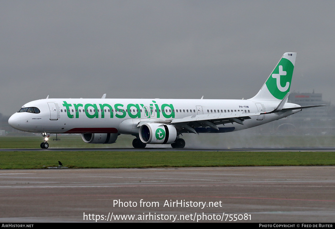 Aircraft Photo of PH-YHW | Airbus A321-251NX | Transavia | AirHistory.net #755081