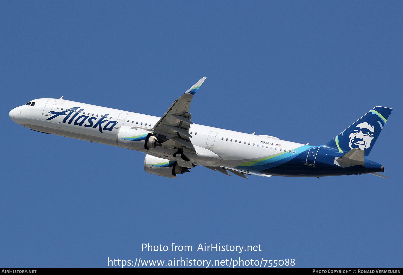 Aircraft Photo of N930VA | Airbus A321-253N | Alaska Airlines | AirHistory.net #755088