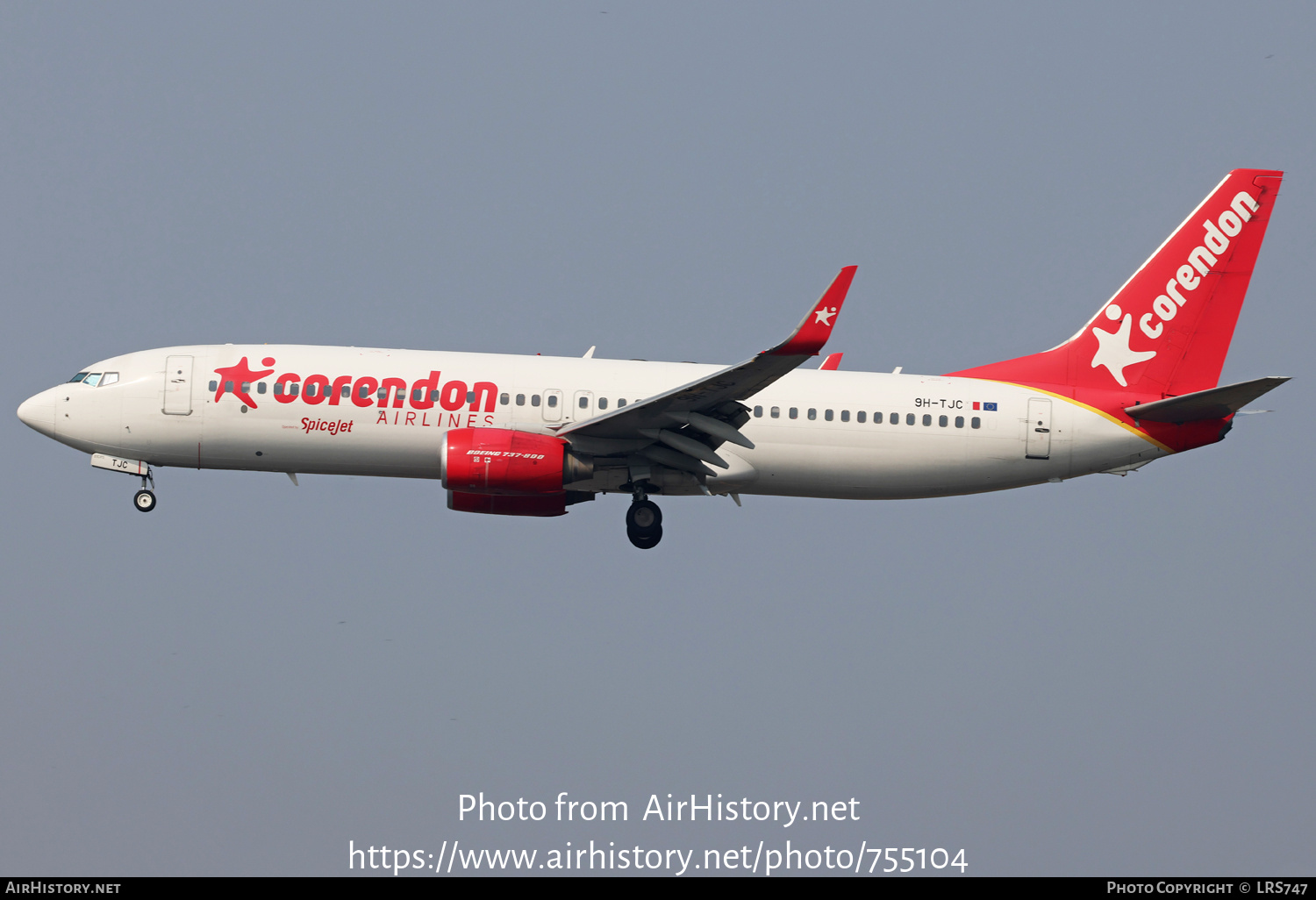 Aircraft Photo of 9H-TJC | Boeing 737-86N | Corendon Airlines | AirHistory.net #755104