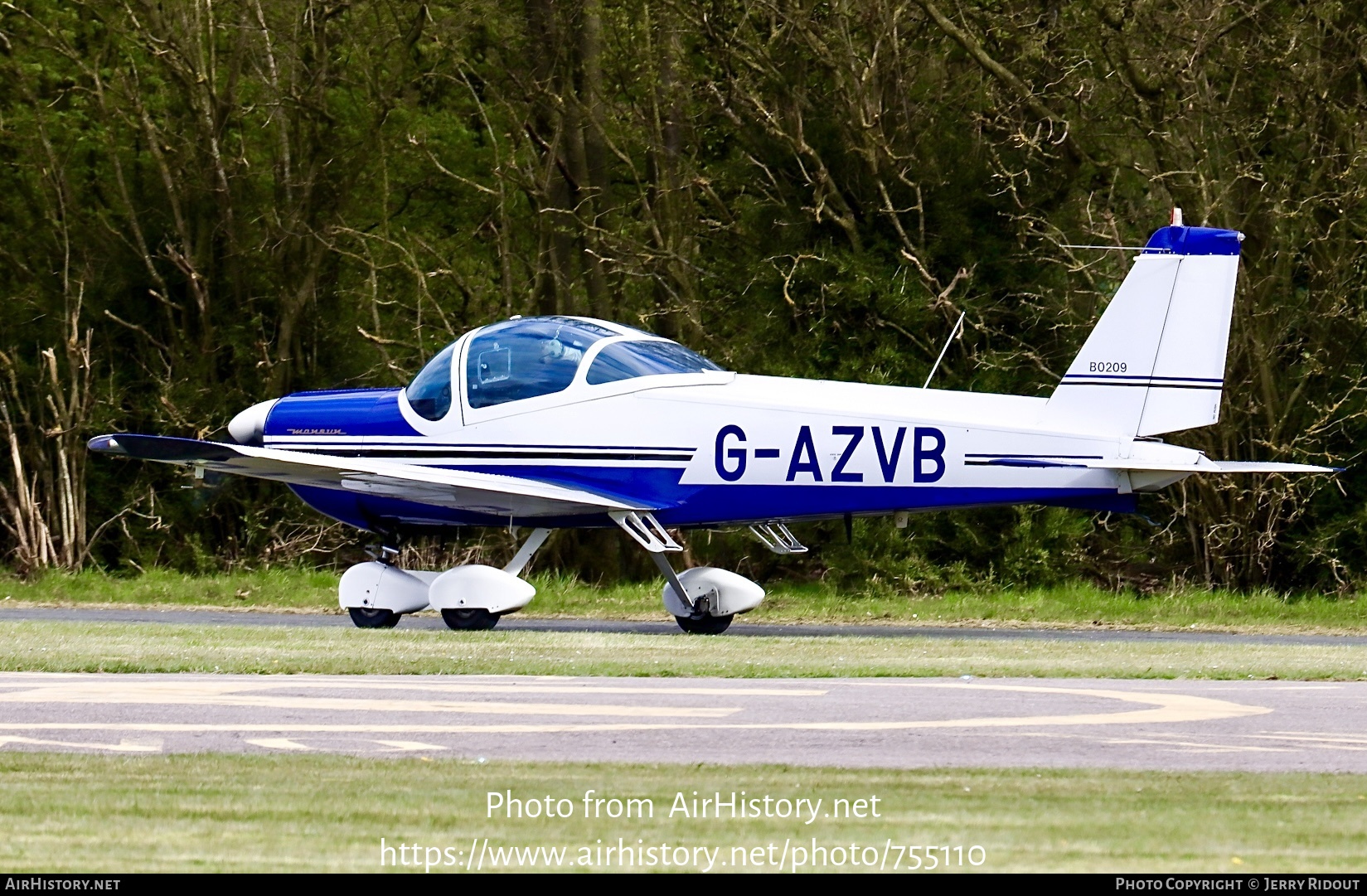 Aircraft Photo of G-AZVB | Bolkow BO-209 Monsun | AirHistory.net #755110