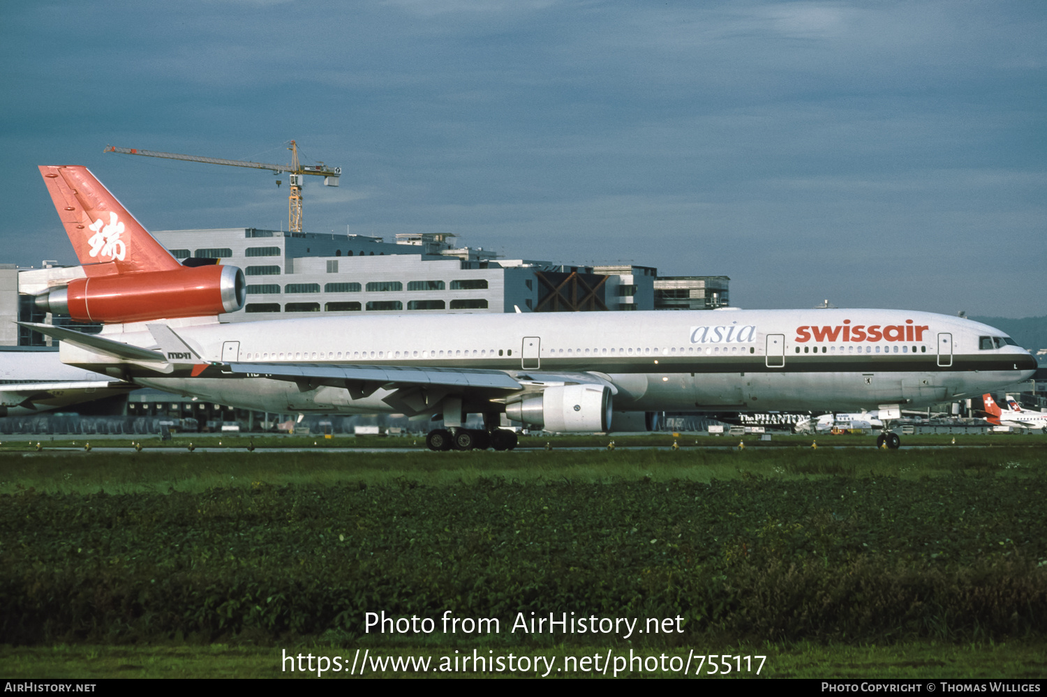 Aircraft Photo of HB-IWL | McDonnell Douglas MD-11 | Swissair | AirHistory.net #755117