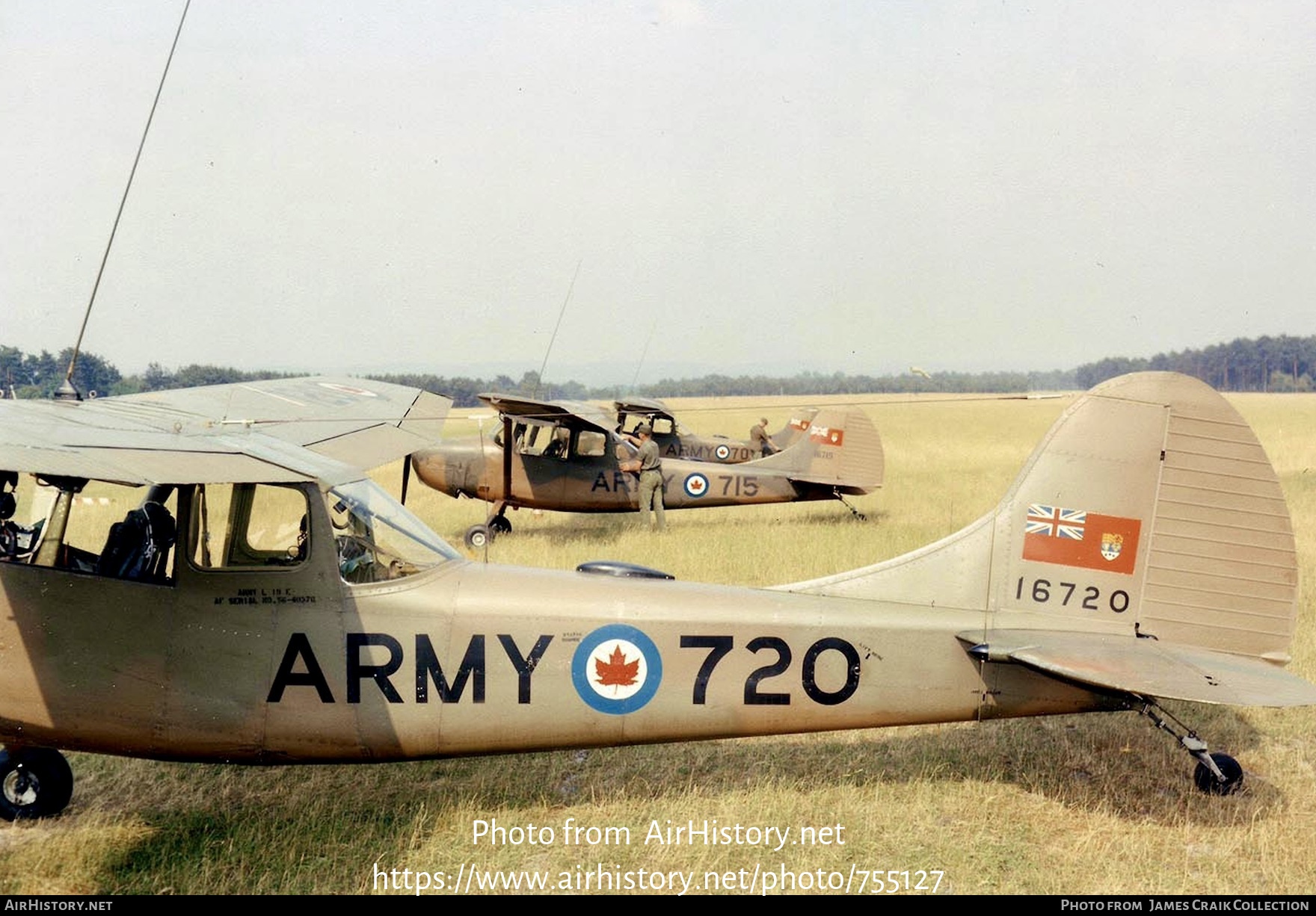 Aircraft Photo of 16720 | Cessna L-19E Bird Dog | Canada - Army | AirHistory.net #755127