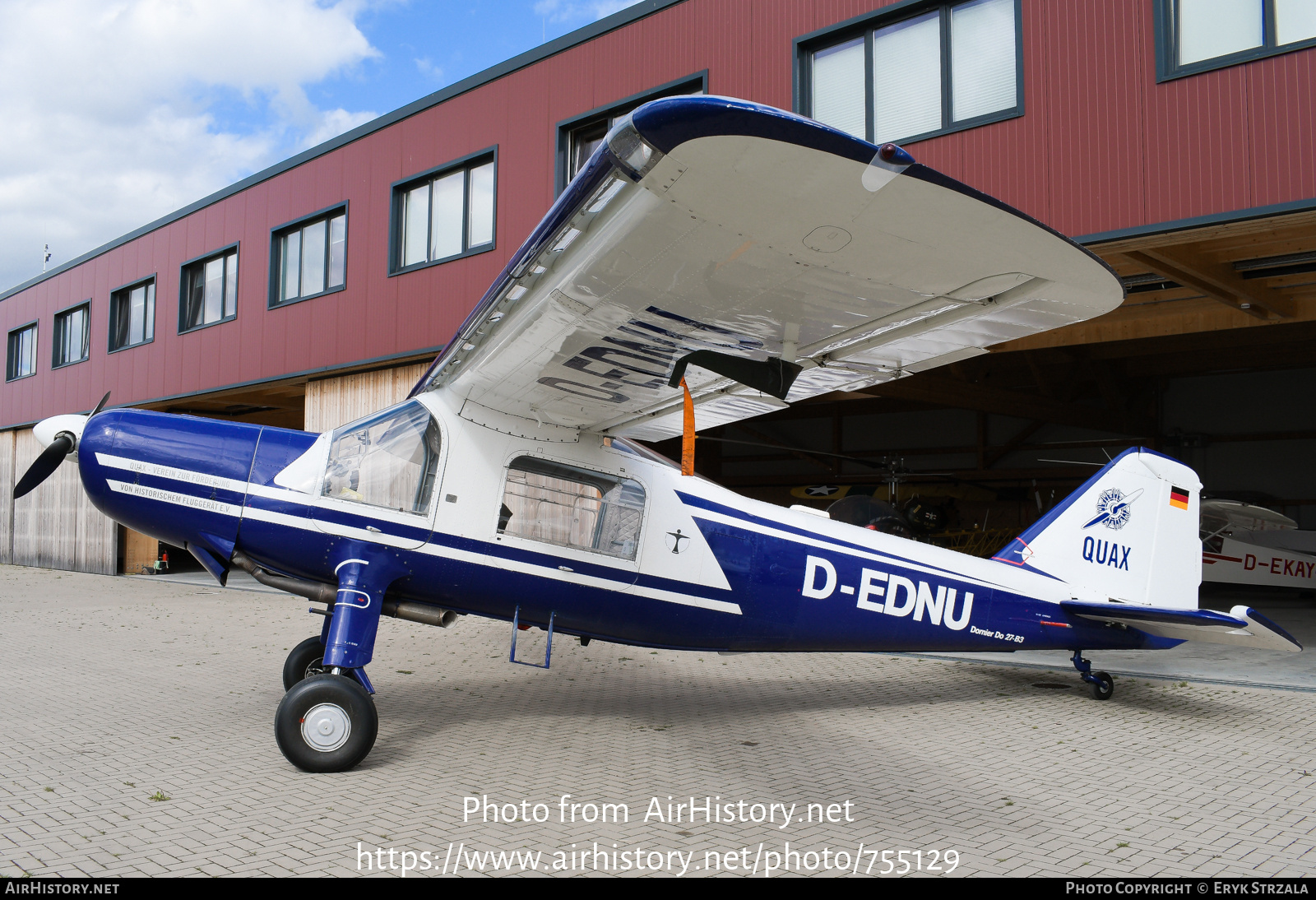 Aircraft Photo of D-EDNU | Dornier Do-27B-3 | Quax | AirHistory.net #755129