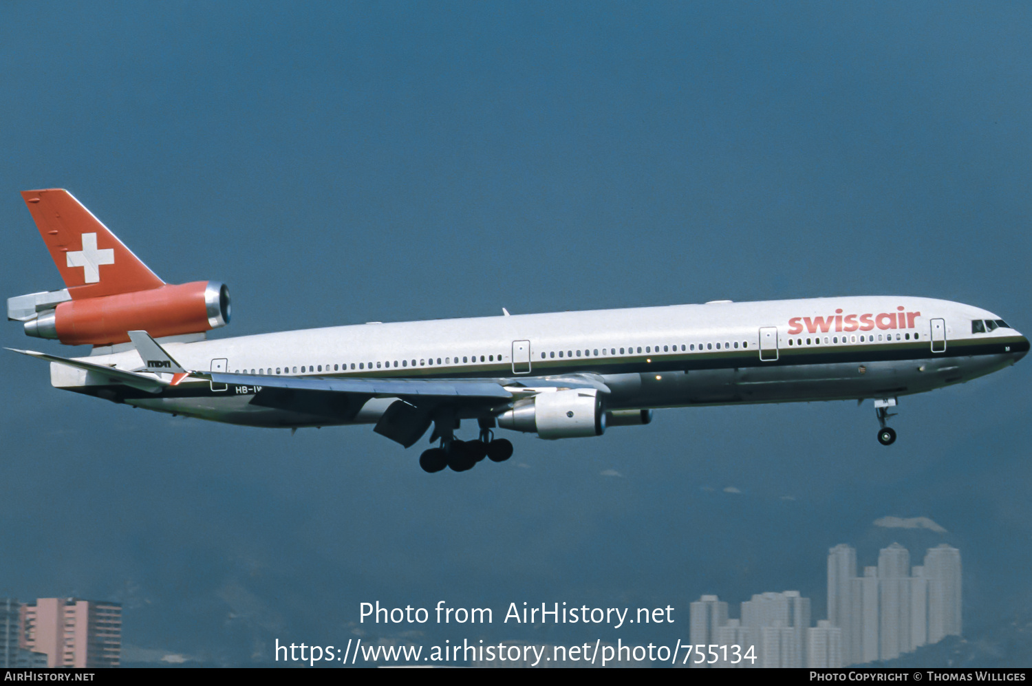 Aircraft Photo of HB-IWM | McDonnell Douglas MD-11 | Swissair | AirHistory.net #755134