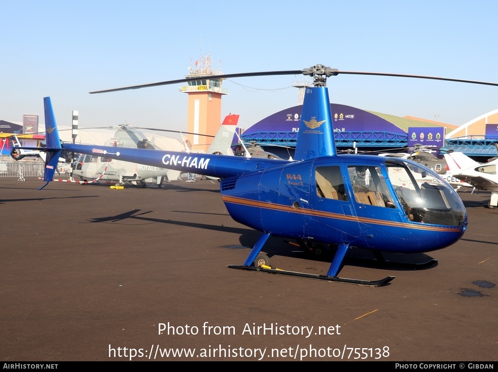 Aircraft Photo of CN-HAM | Robinson R-44 Raven II | Moroccan Aviation Private Academy | AirHistory.net #755138