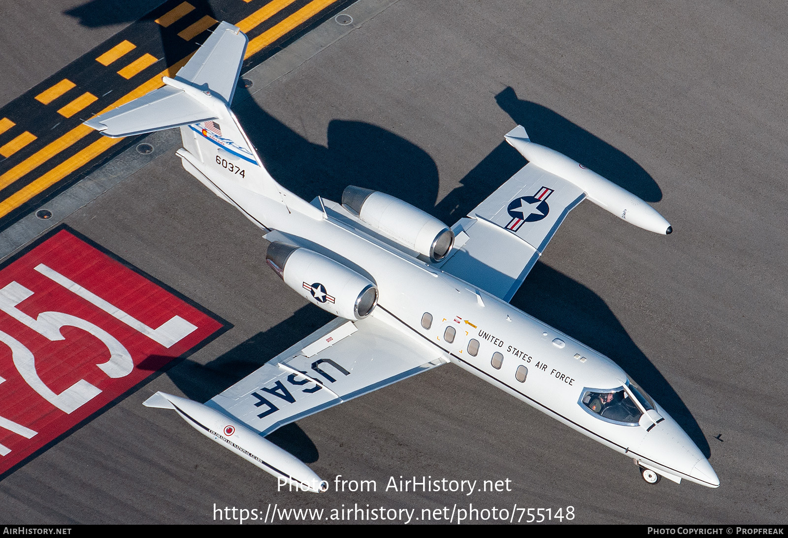 Aircraft Photo of 86-0374 / 60374 | Gates Learjet C-21A (35A) | USA - Air Force | AirHistory.net #755148