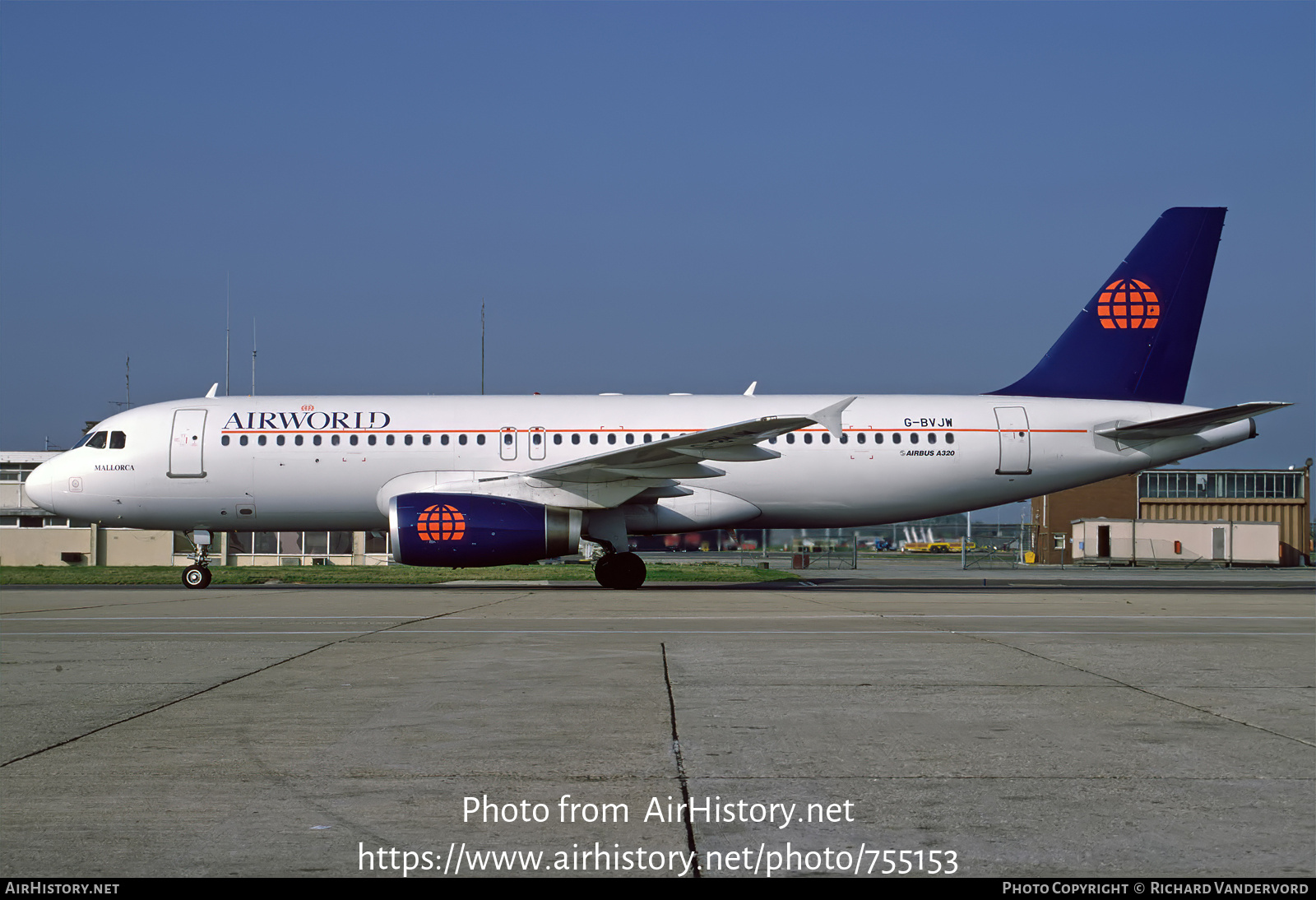 Aircraft Photo of G-BVJW | Airbus A320-231 | AirWorld | AirHistory.net #755153