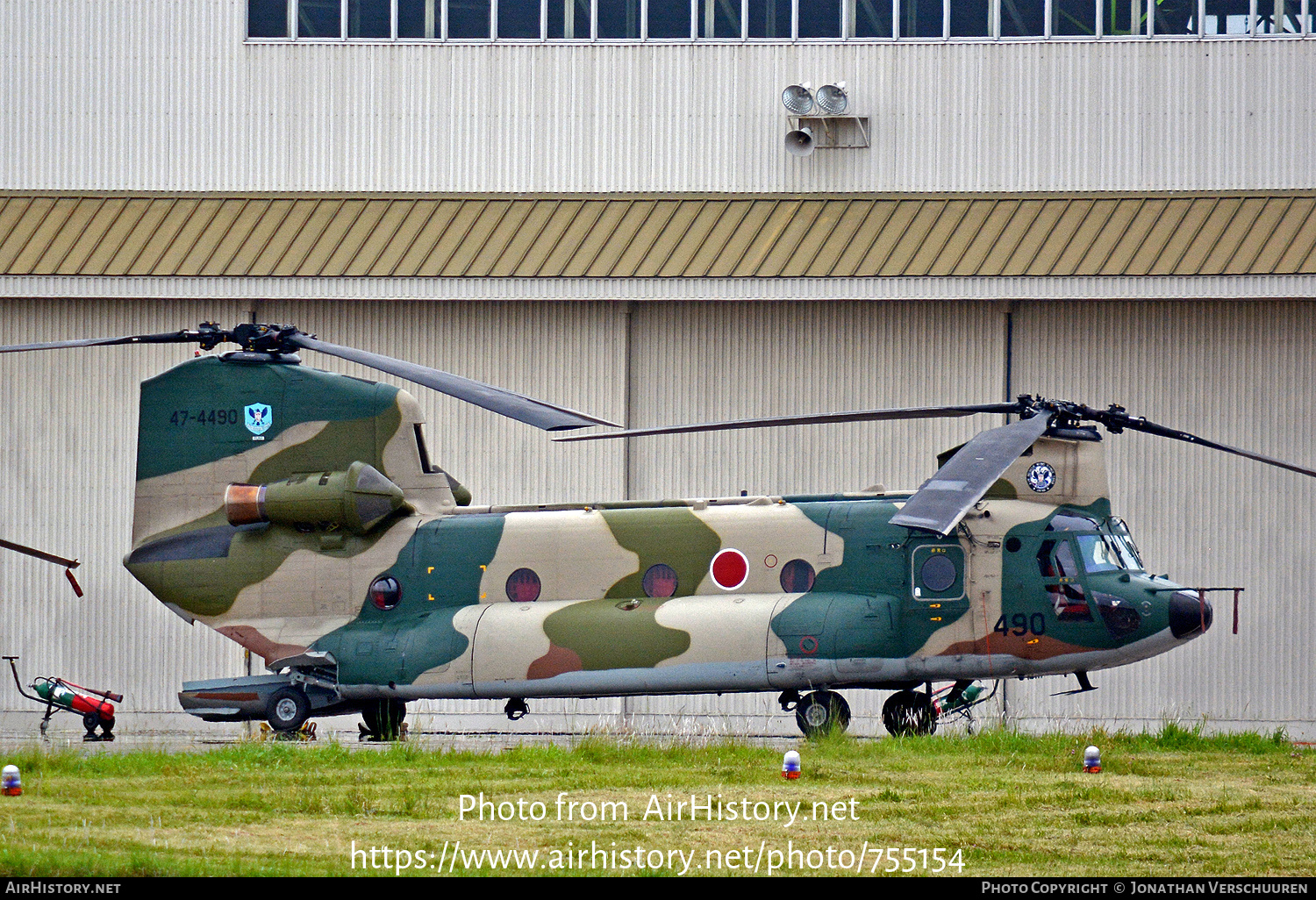 Aircraft Photo of 47-4490 | Boeing CH-47J Chinook (414) | Japan - Air Force | AirHistory.net #755154