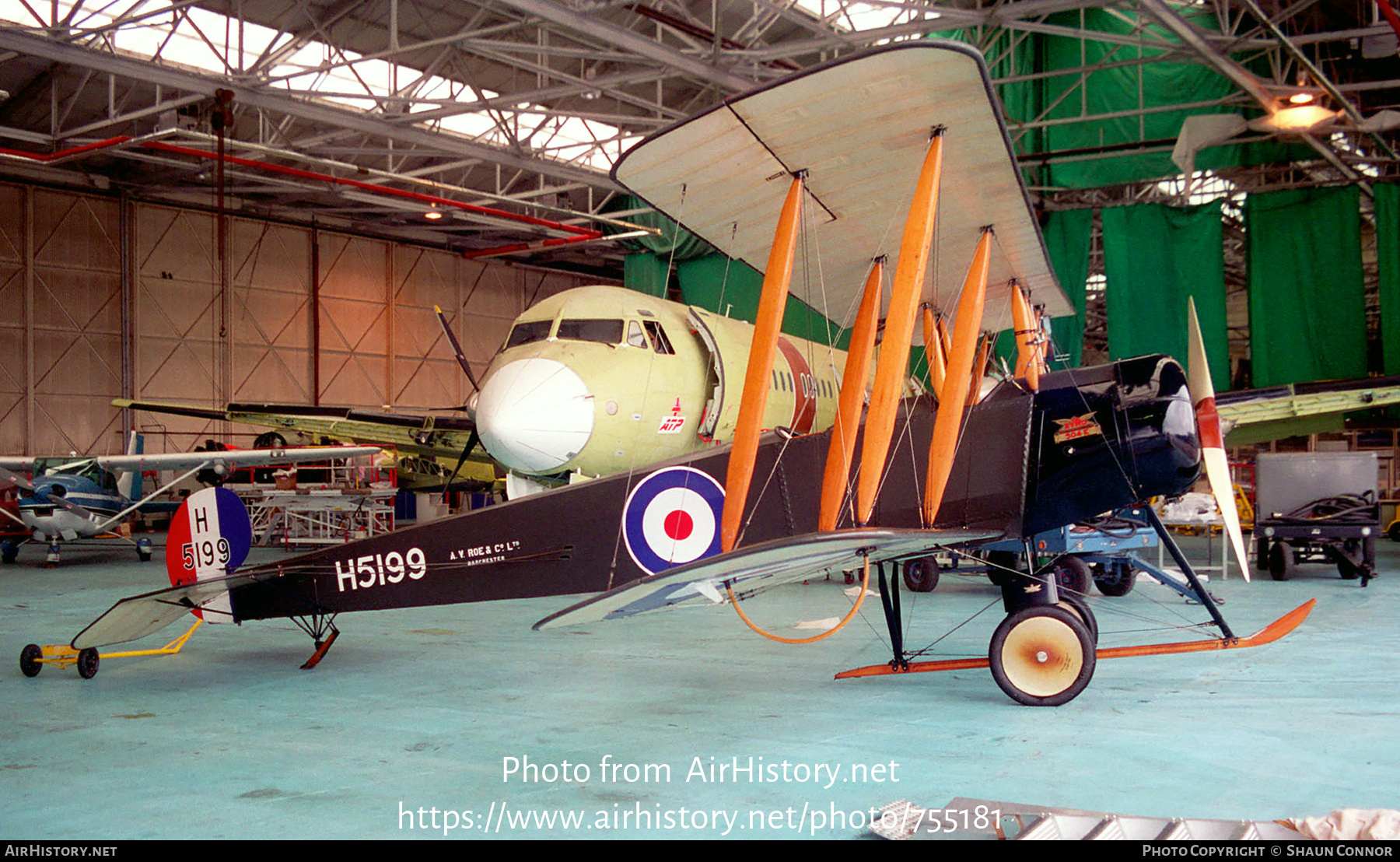 Aircraft Photo of G-ADEV / H5199 | Avro 504K | UK - Air Force | AirHistory.net #755181