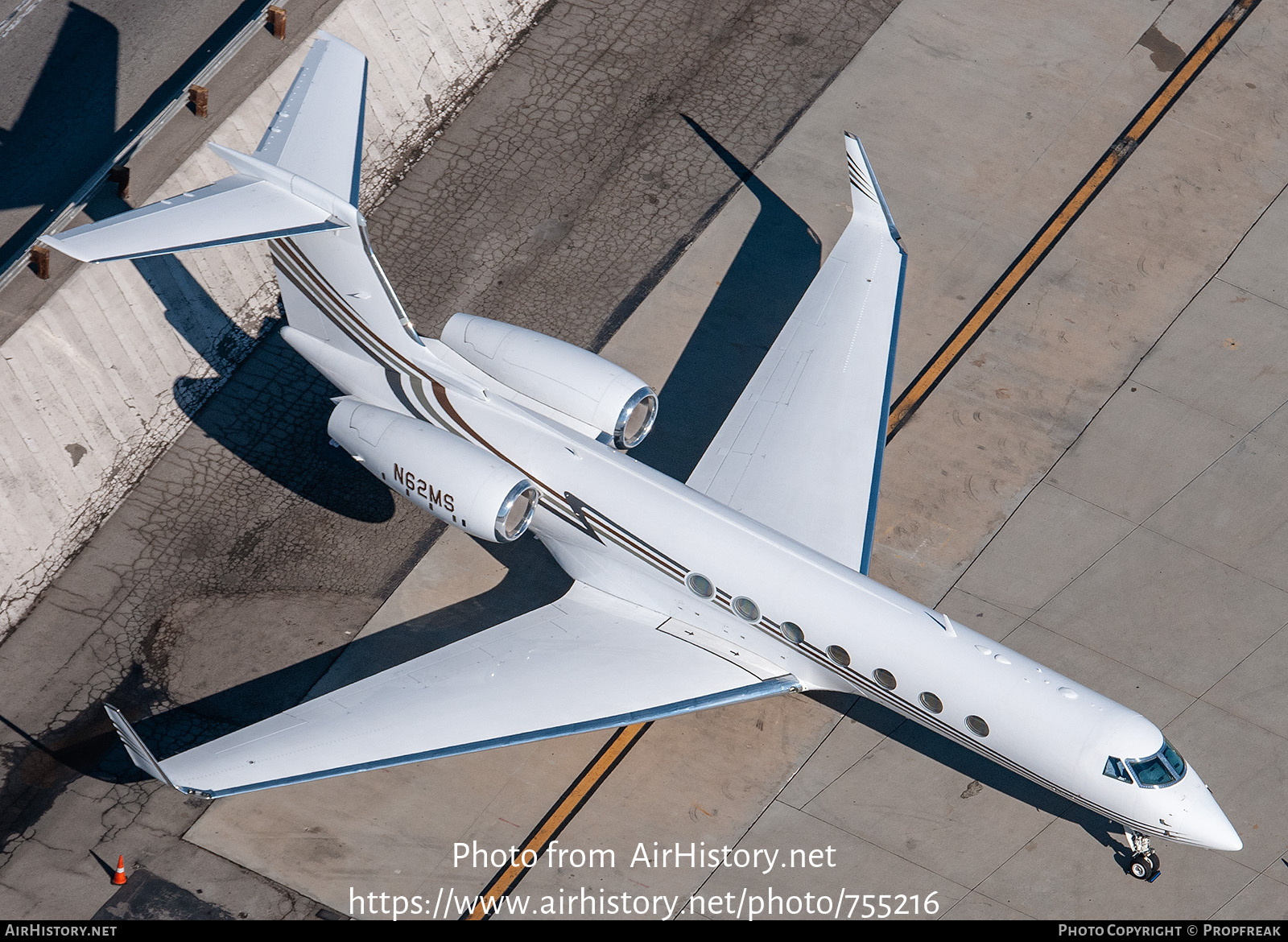 Aircraft Photo of N62MS | Gulfstream Aerospace G-V-SP Gulfstream G550 | AirHistory.net #755216