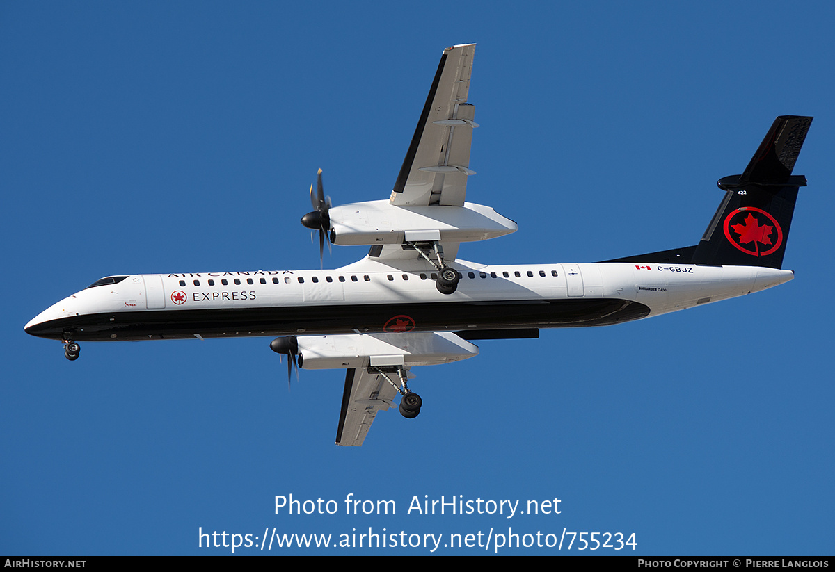 Aircraft Photo of C-GBJZ | Bombardier DHC-8-402 Dash 8 | Air Canada Express | AirHistory.net #755234