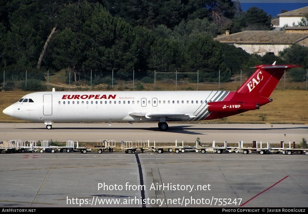 Aircraft Photo of G-AVMP | BAC 111-510ED One-Eleven | European Aircharter - EAL/EAC | AirHistory.net #755247