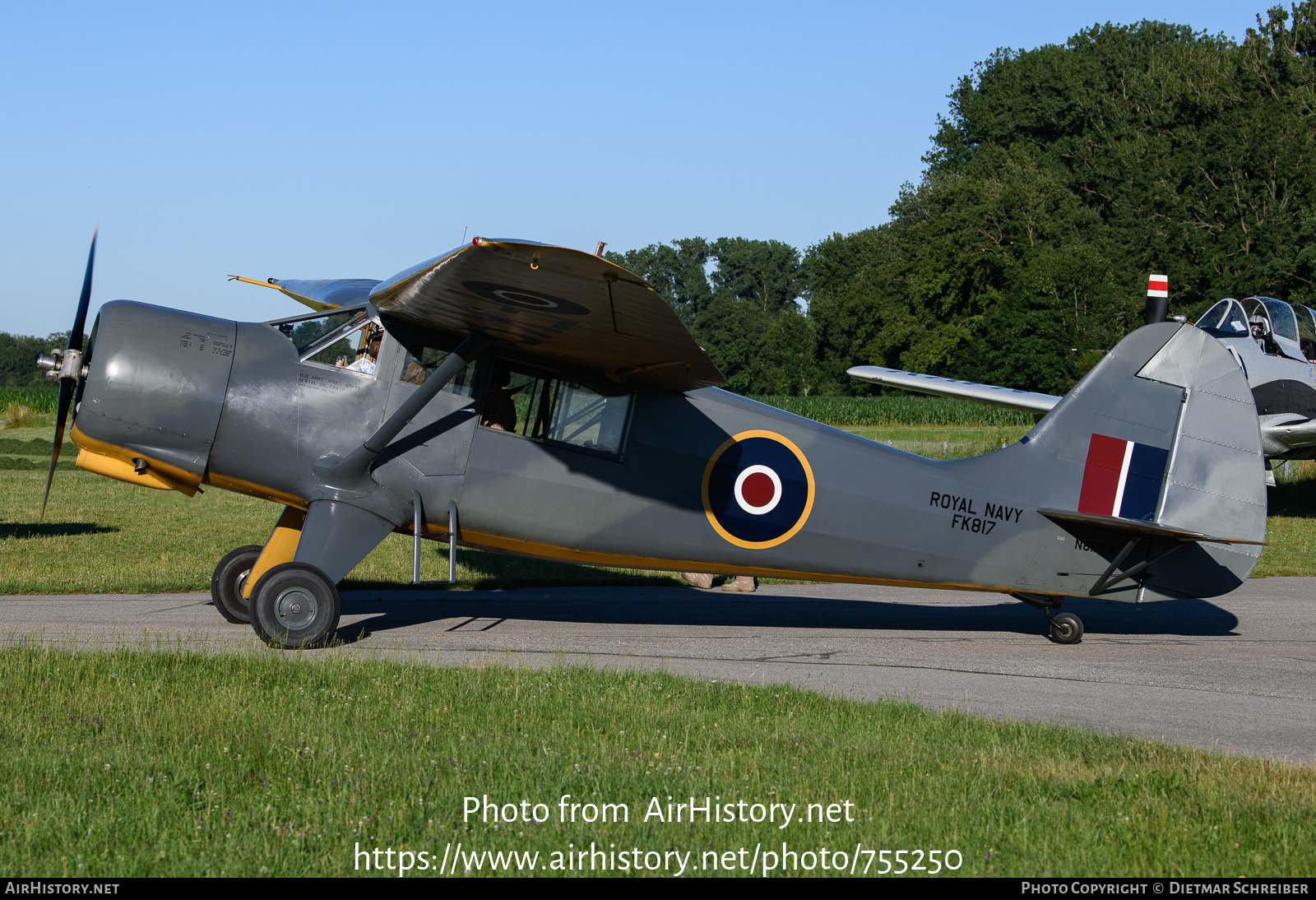 Aircraft Photo of N817FK / FK817 | Stinson AT-19 Reliant (V-77) | UK - Navy | AirHistory.net #755250