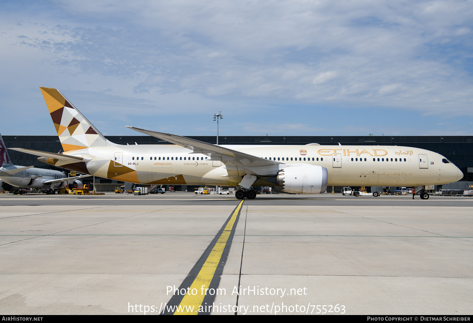 Aircraft Photo of A6-BLJ | Boeing 787-9 Dreamliner | Etihad Airways | AirHistory.net #755263