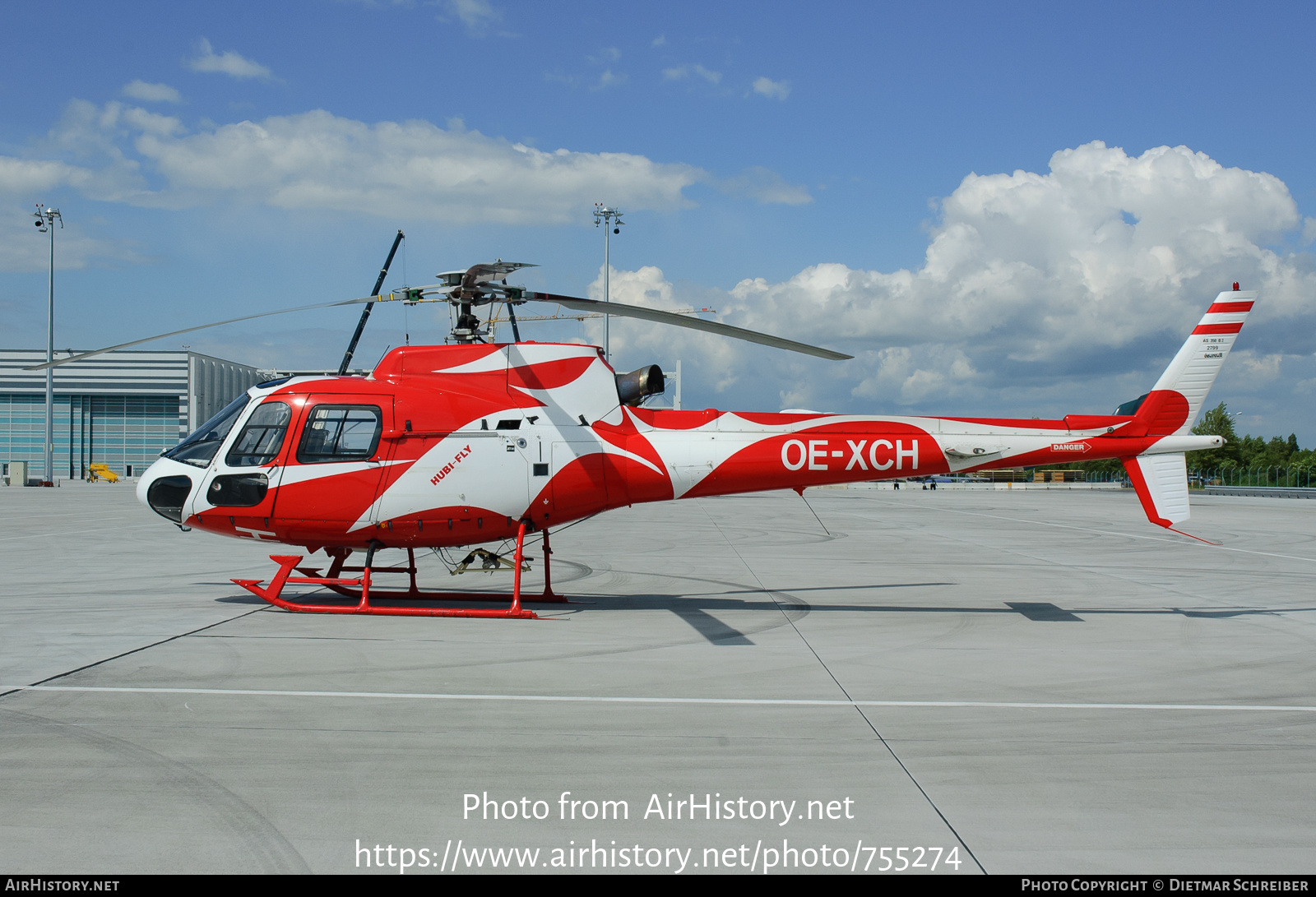 Aircraft Photo of OE-XCH | Eurocopter AS-350B-2 Ecureuil | Hubi-Fly Helikopter | AirHistory.net #755274