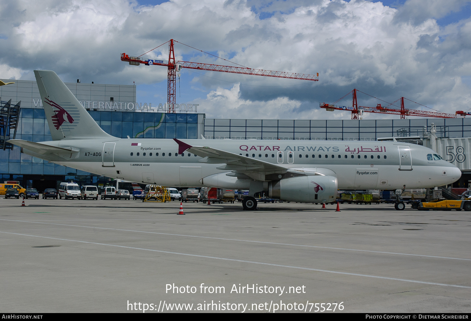 Aircraft Photo of A7-ADG | Airbus A320-232 | Qatar Airways | AirHistory.net #755276