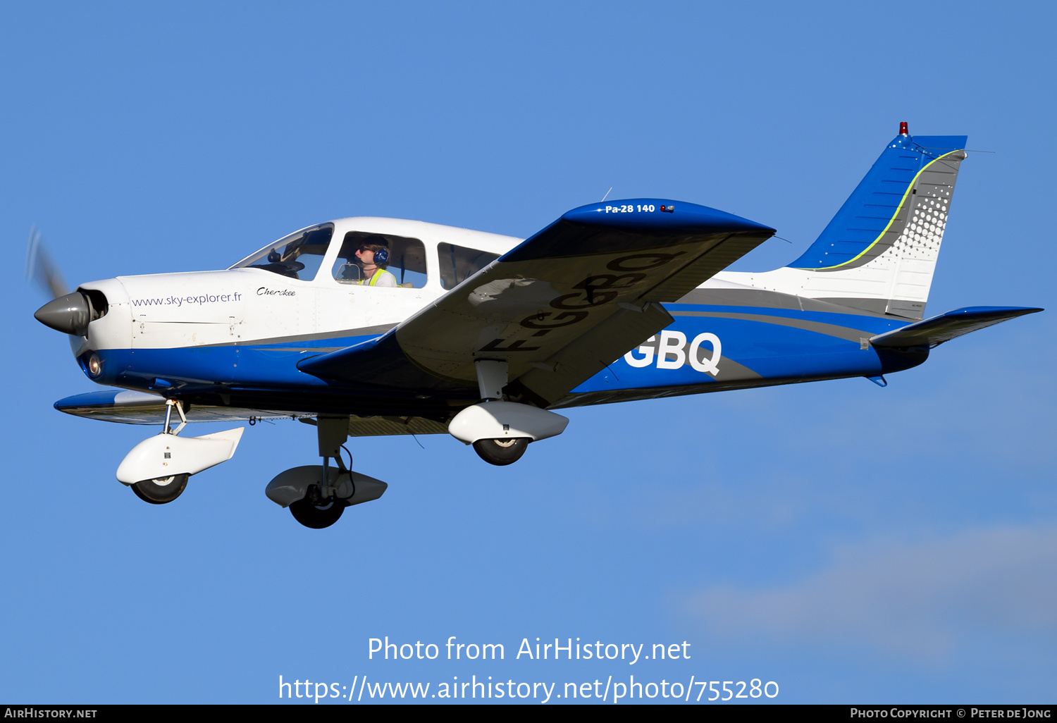 Aircraft Photo of F-GGBQ | Piper PA-28-140 Cherokee Cruiser | Sky Explorer | AirHistory.net #755280