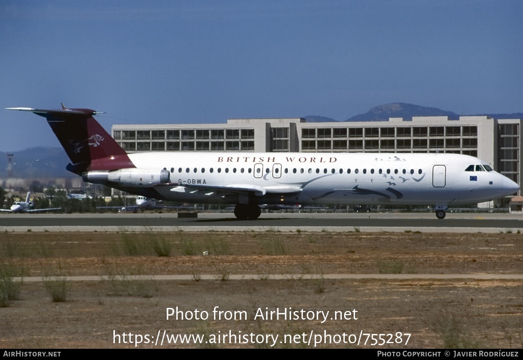 Aircraft Photo of G-OBWA | BAC 111-518FG One-Eleven | British World Airlines | AirHistory.net #755287