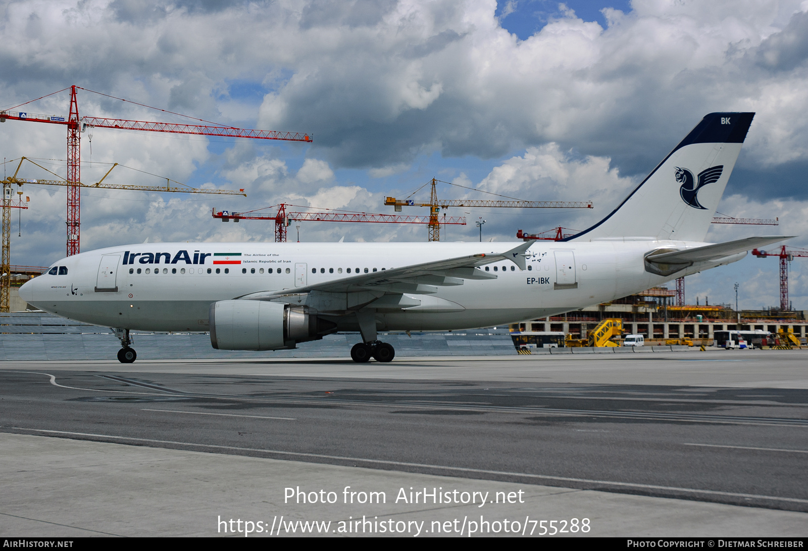 Aircraft Photo of EP-IBK | Airbus A310-304 | Iran Air | AirHistory.net #755288