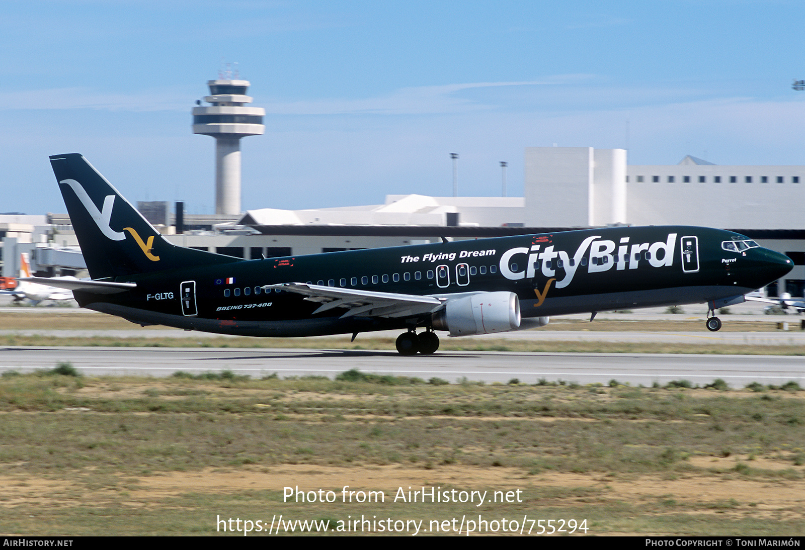 Aircraft Photo of F-GLTG | Boeing 737-43Q | CityBird | AirHistory.net #755294