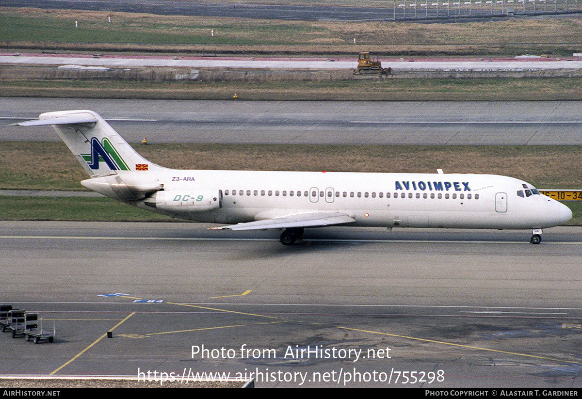 Aircraft Photo of Z3-ARA | McDonnell Douglas DC-9-33RC | Avioimpex | AirHistory.net #755298