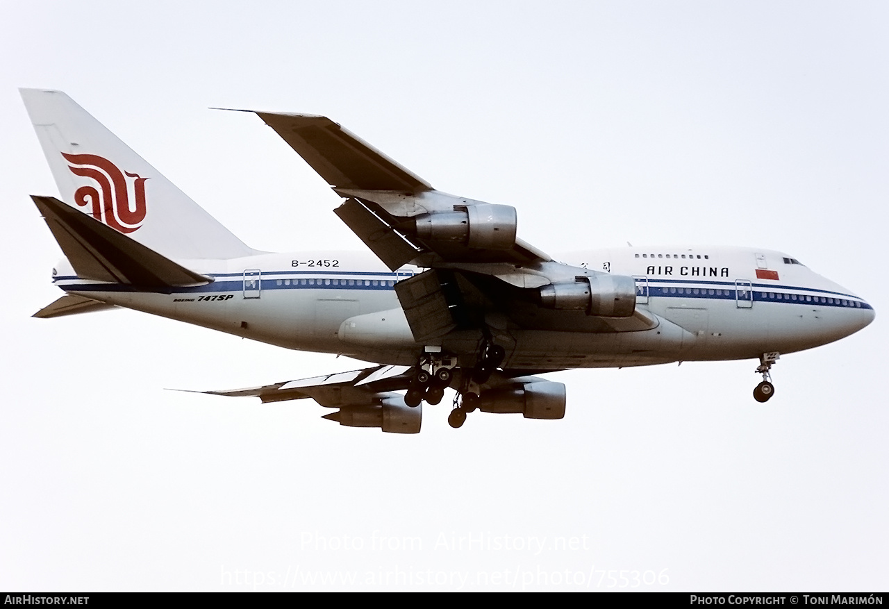 Aircraft Photo of B-2452 | Boeing 747SP-J6 | Air China | AirHistory.net #755306