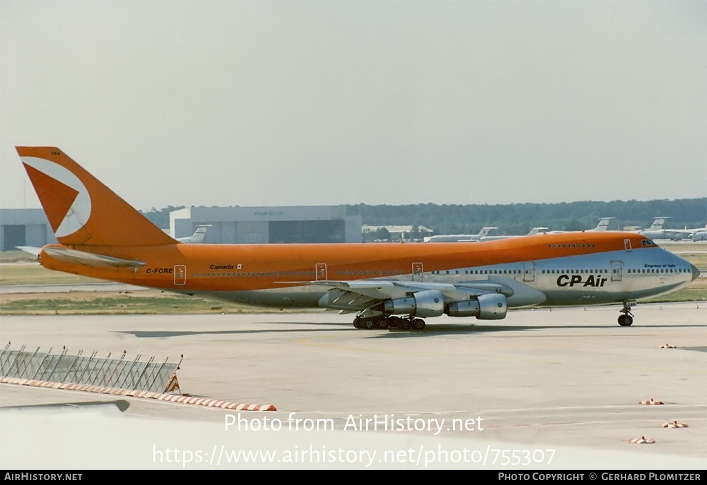 Aircraft Photo of C-FCRE | Boeing 747-217B | CP Air | AirHistory.net #755307