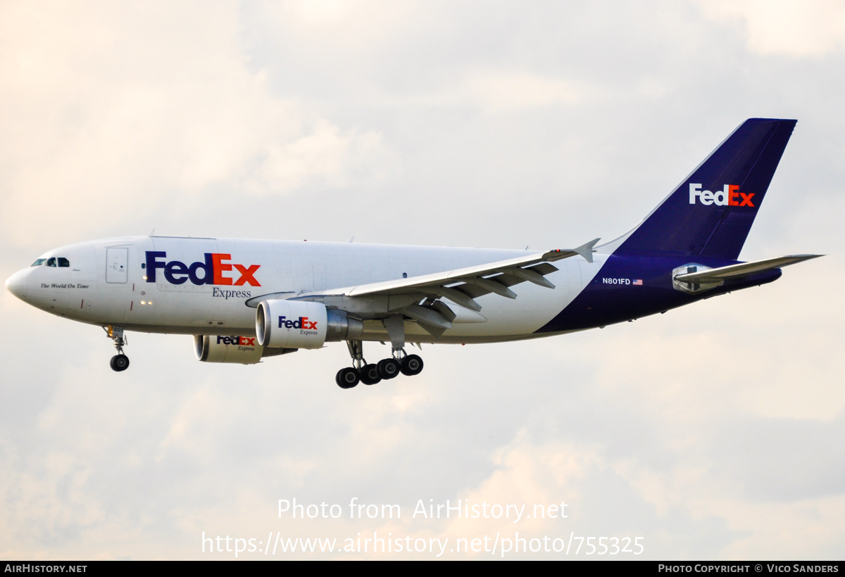 Aircraft Photo of N801FD | Airbus A310-324/F | FedEx Express - Federal Express | AirHistory.net #755325