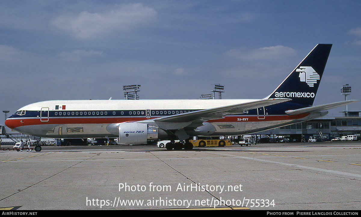 Aircraft Photo of XA-RVY | Boeing 767-284/ER | AeroMéxico | AirHistory.net #755334