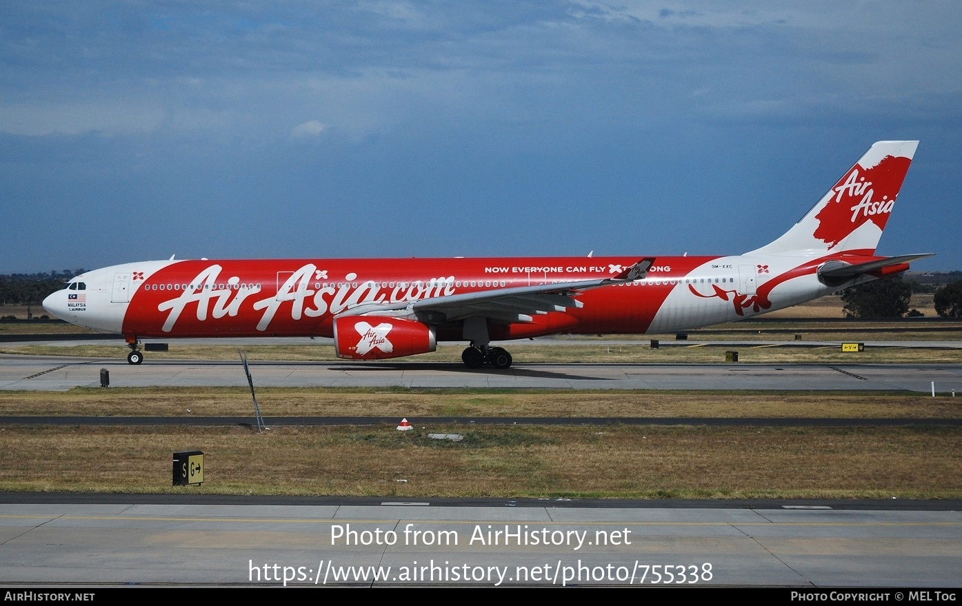 Aircraft Photo of 9M-XXC | Airbus A330-343 | AirAsia X | AirHistory.net #755338