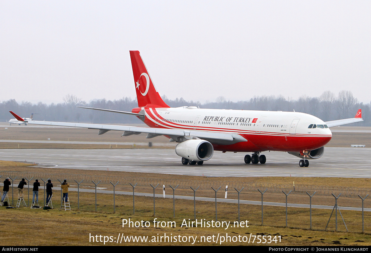 Aircraft Photo of TC-TUR | Airbus A330-243 | Turkey Government | AirHistory.net #755341