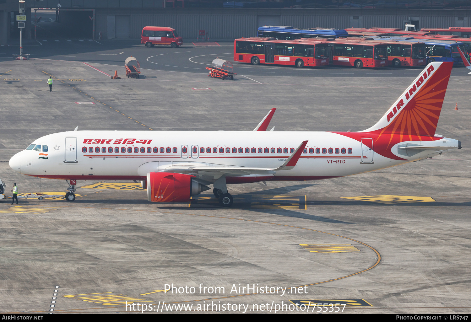 Aircraft Photo of VT-RTG | Airbus A320-251N | Air India | AirHistory.net #755357