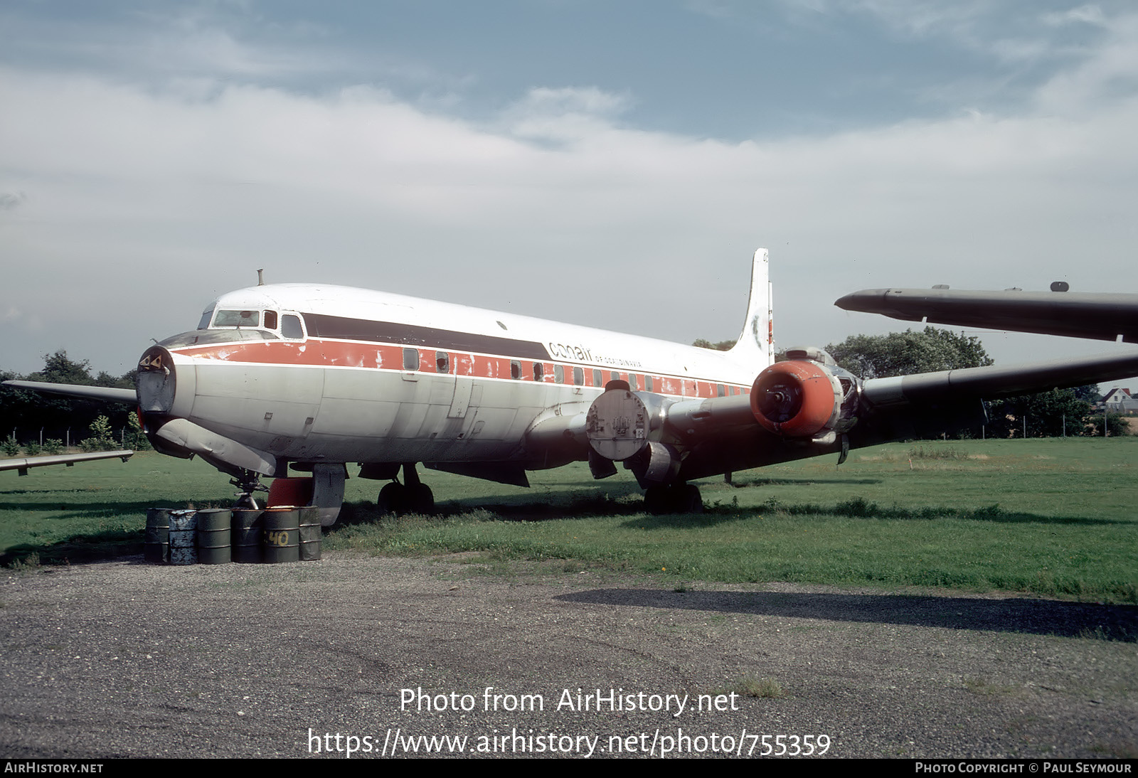 Aircraft Photo of OY-DMT | Douglas DC-7 | Conair of Scandinavia | AirHistory.net #755359