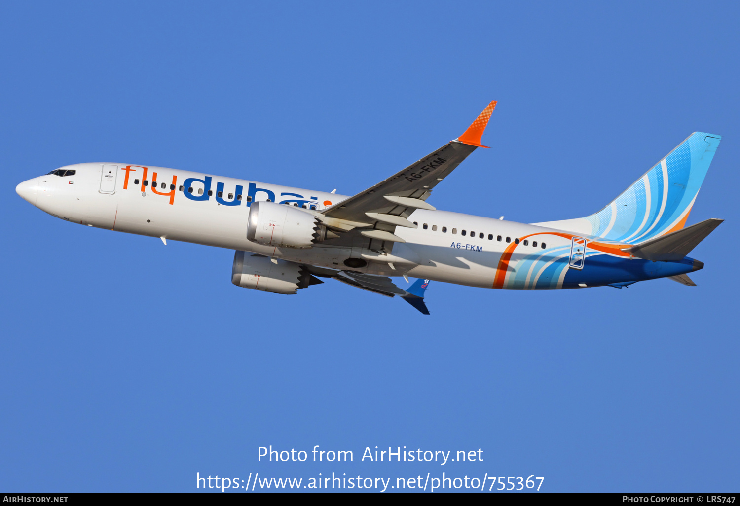 Aircraft Photo of A6-FKM | Boeing 737-8 Max 8 | Flydubai | AirHistory.net #755367