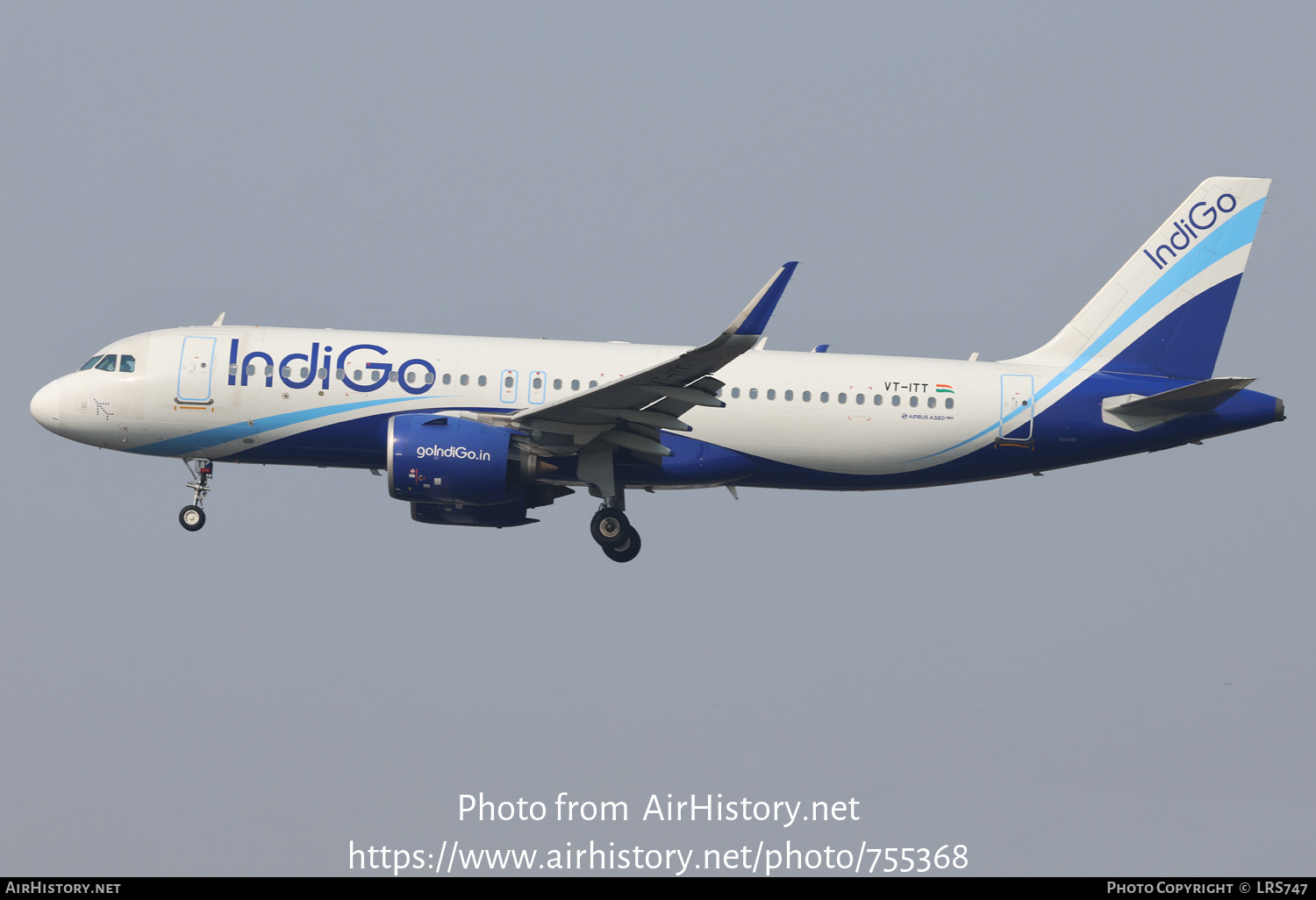 Aircraft Photo of VT-ITT | Airbus A320-271N | IndiGo | AirHistory.net #755368