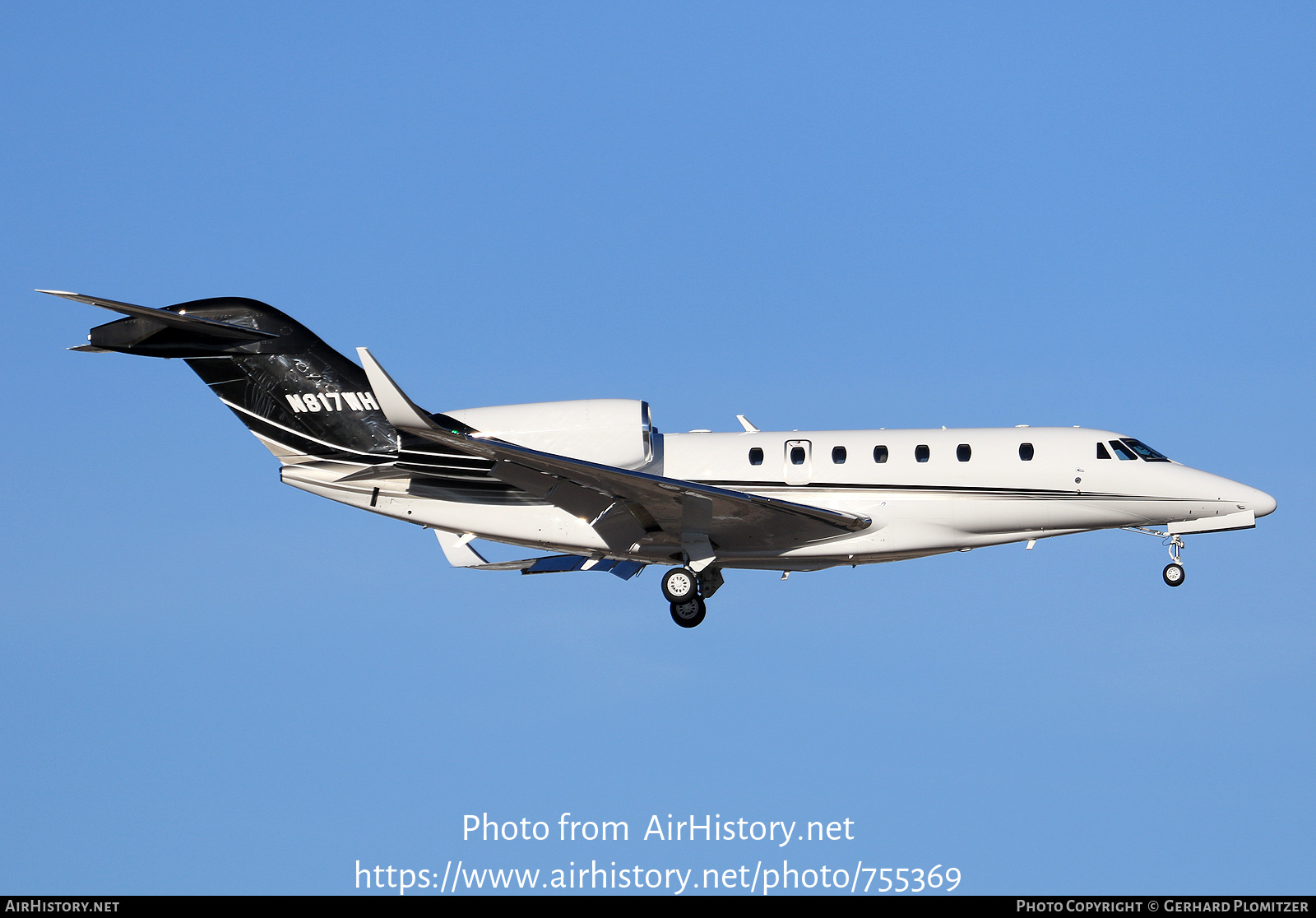 Aircraft Photo of N817WH | Cessna 750 Citation X+ | AirHistory.net #755369